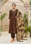 Naishaa Vol 54 By Suryajyoti Jam Satin Printed Dress Material 